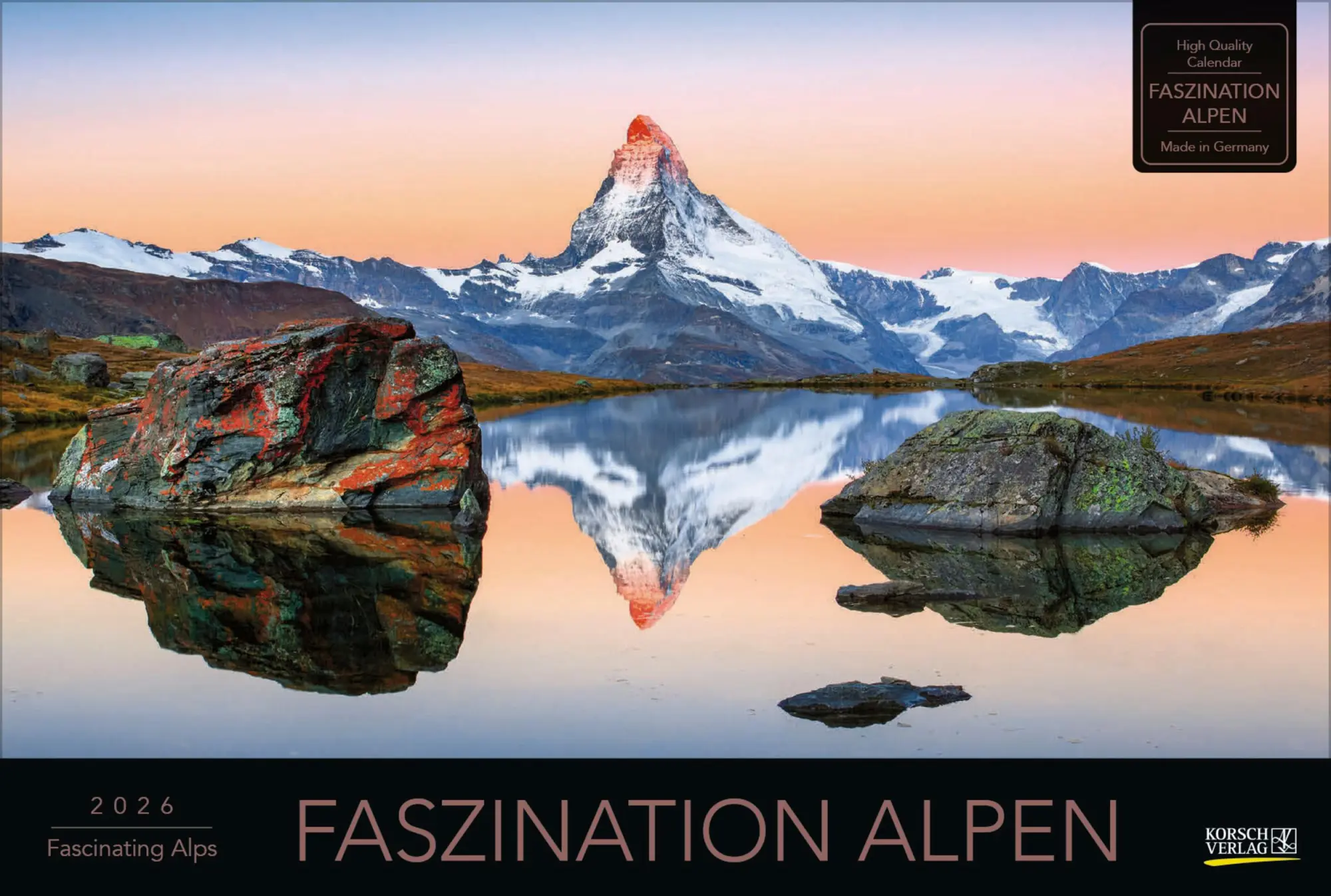 Cover: 9783731883463 | Faszination Alpen 2026 | Verlag Korsch | Kalender | 14 S. | Deutsch
