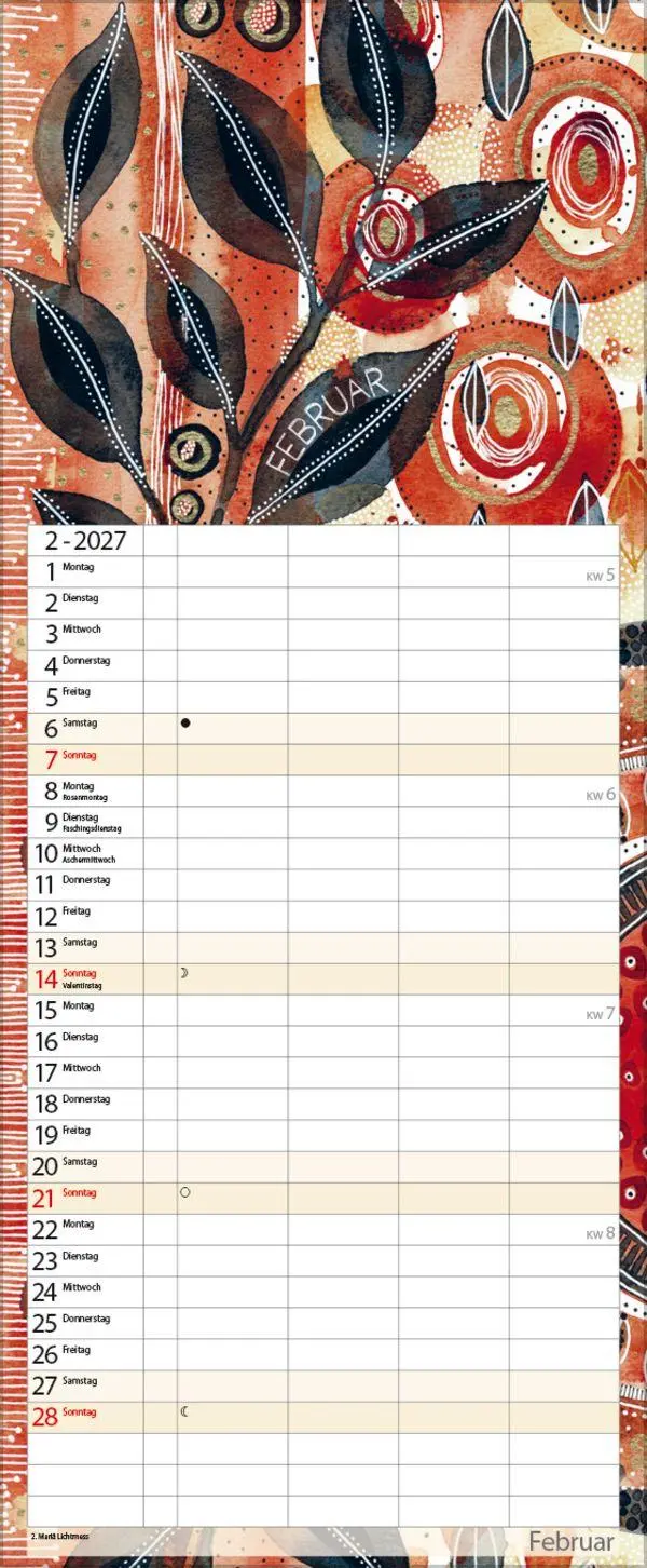 Bild: 9783819303463 | Aquarellplaner 2027 | Verlag Korsch | Kalender | 20 S. | Deutsch