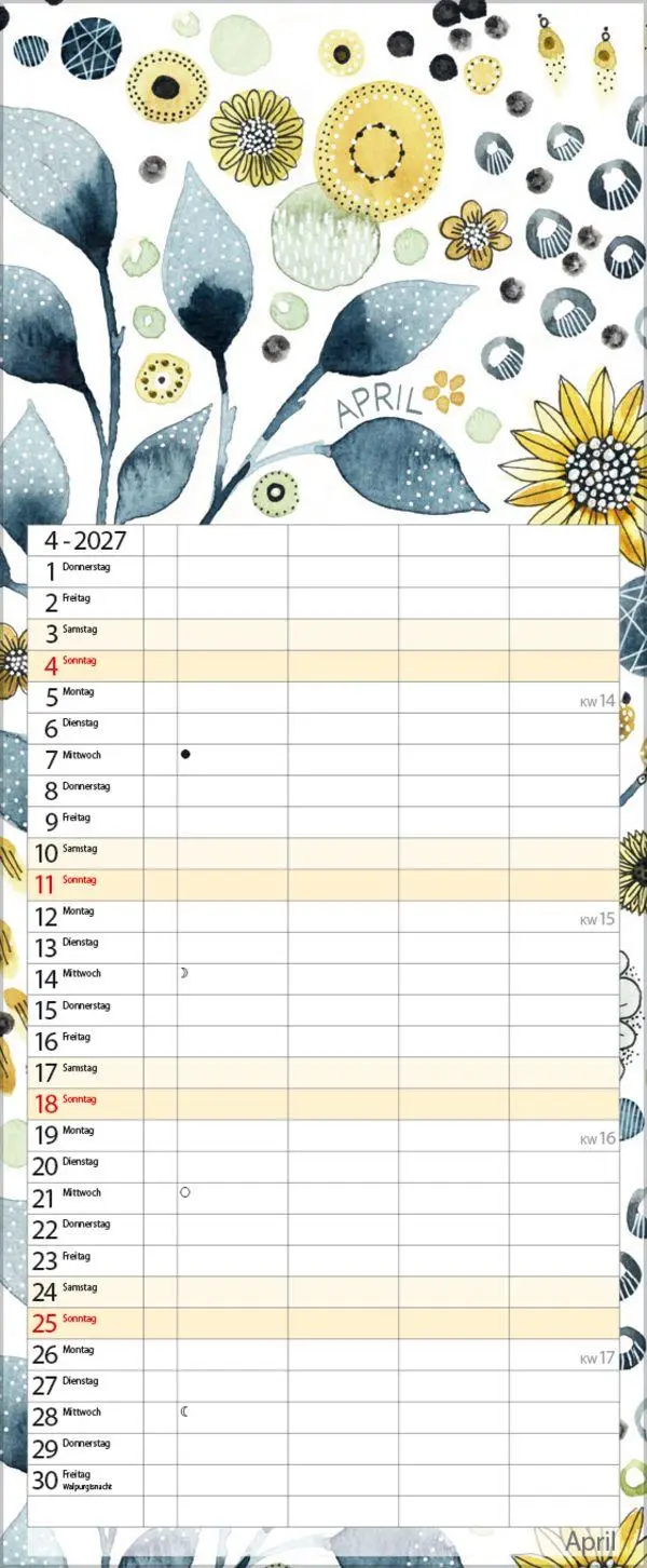 Bild: 9783819303463 | Aquarellplaner 2027 | Verlag Korsch | Kalender | 20 S. | Deutsch