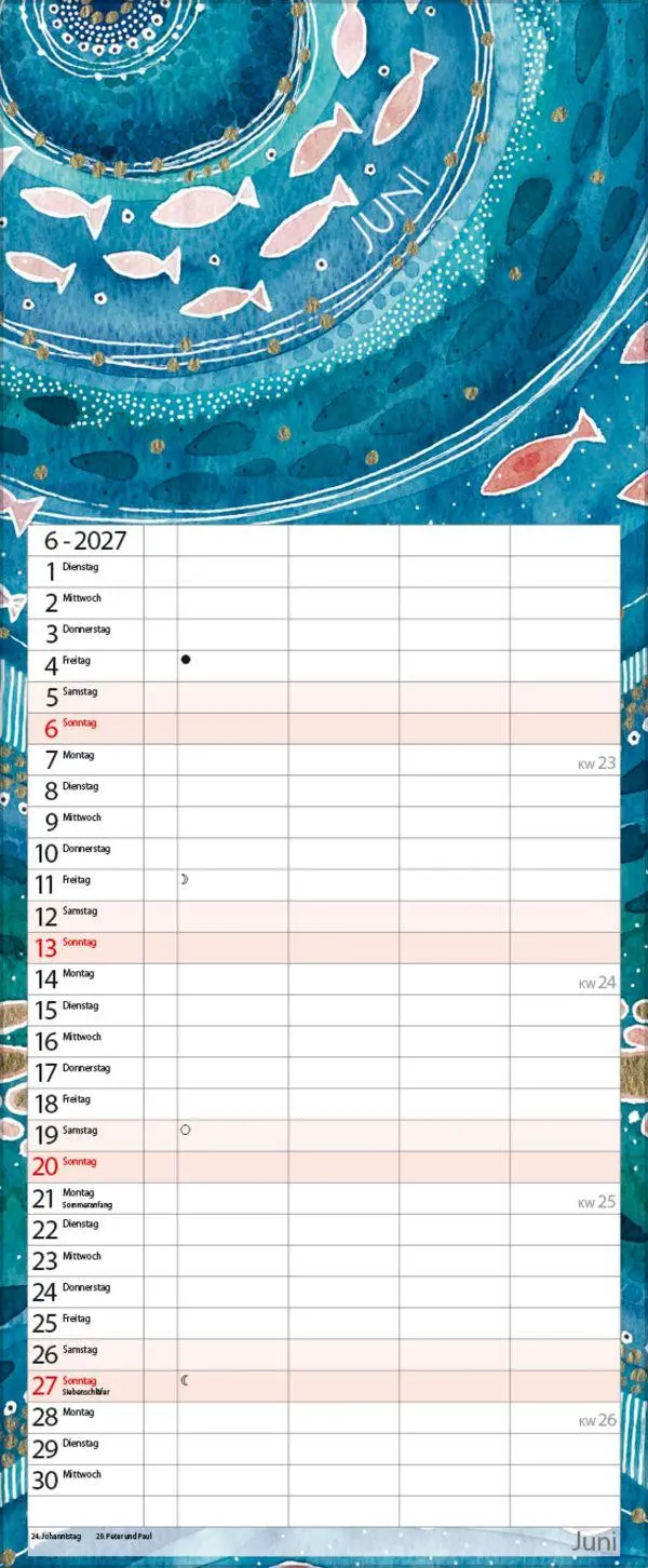 Bild: 9783819303463 | Aquarellplaner 2027 | Verlag Korsch | Kalender | 20 S. | Deutsch