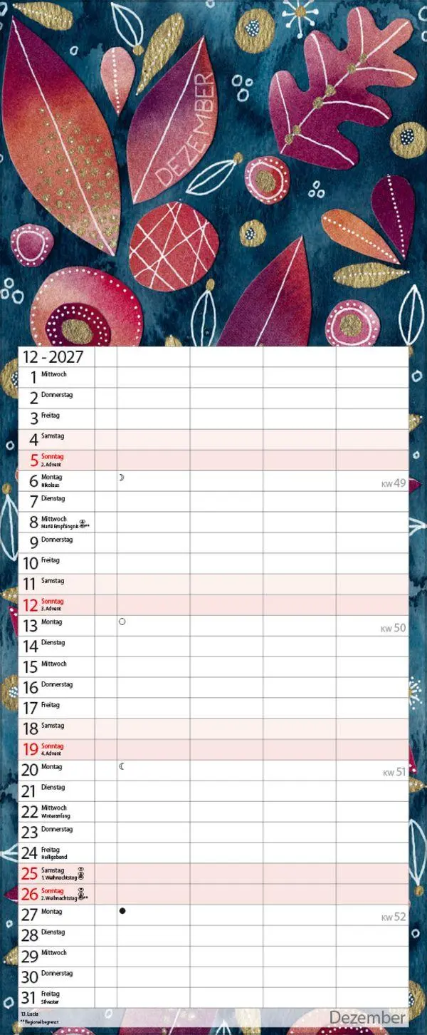 Bild: 9783819303463 | Aquarellplaner 2027 | Verlag Korsch | Kalender | 20 S. | Deutsch