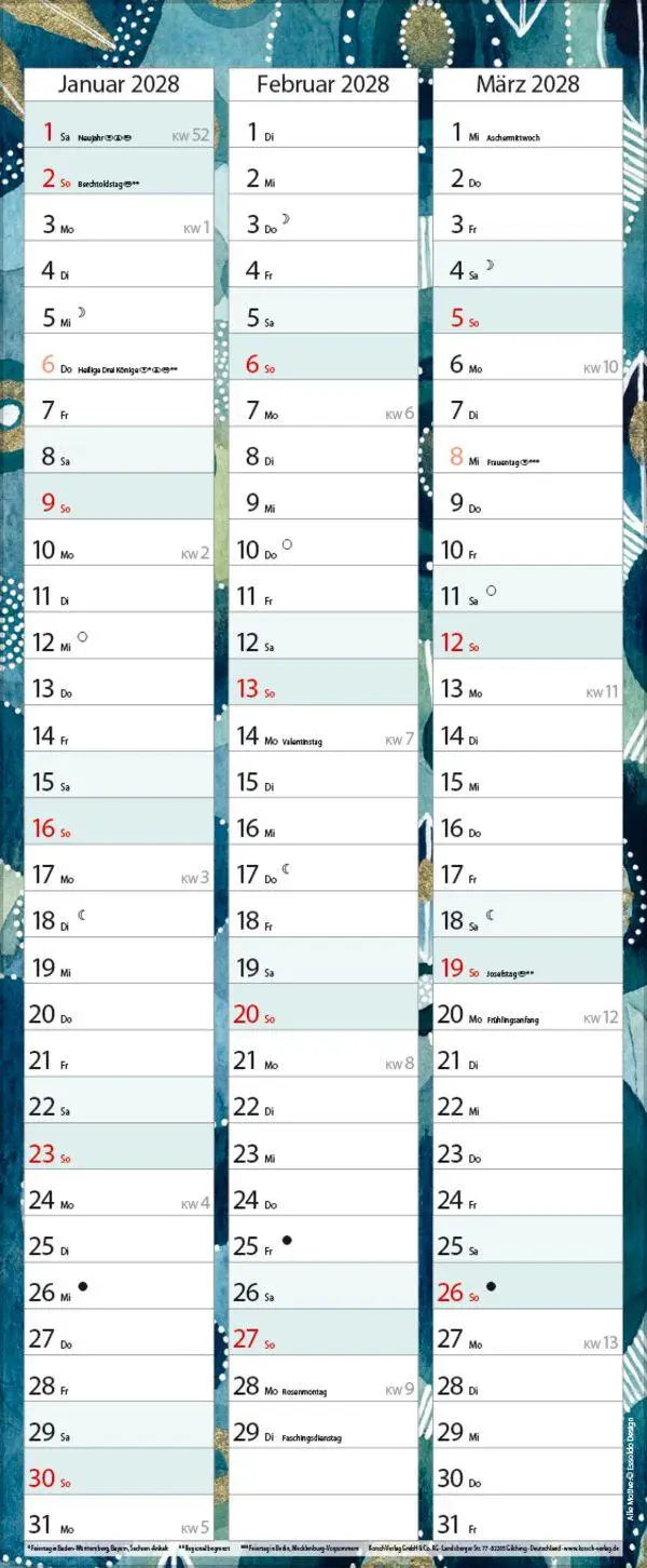 Bild: 9783819303463 | Aquarellplaner 2027 | Verlag Korsch | Kalender | 20 S. | Deutsch