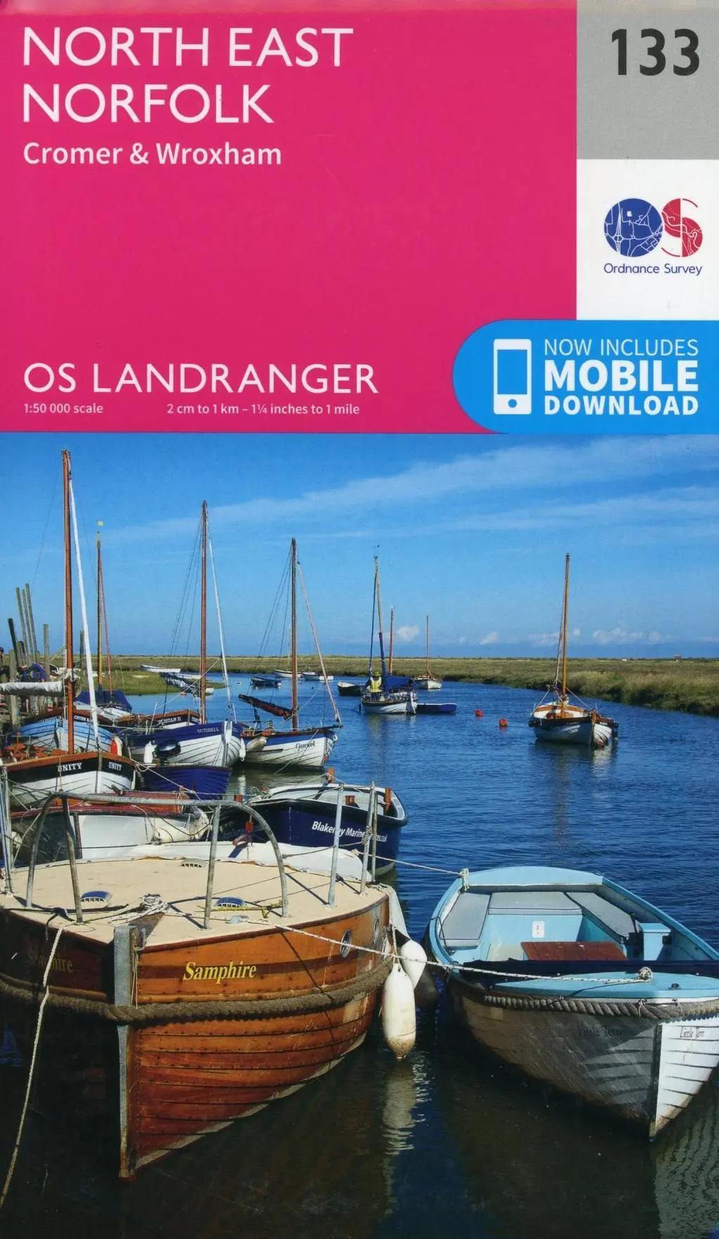 Cover: 9780319263563 | North East Norfolk | Cromer &amp; Wroxham | (Land-)Karte | Karte/Landkarte