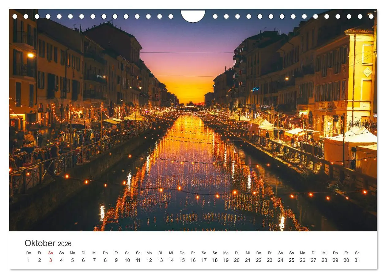 Bild: 9783457643563 | Traumdestination Italien (Wandkalender 2026 DIN A4 quer), CALVENDO...