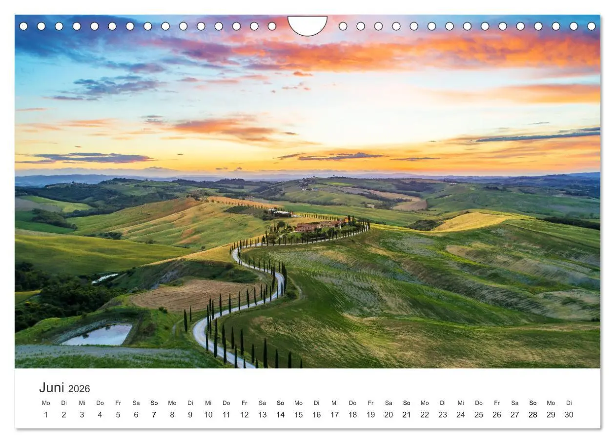 Bild: 9783457643563 | Traumdestination Italien (Wandkalender 2026 DIN A4 quer), CALVENDO...