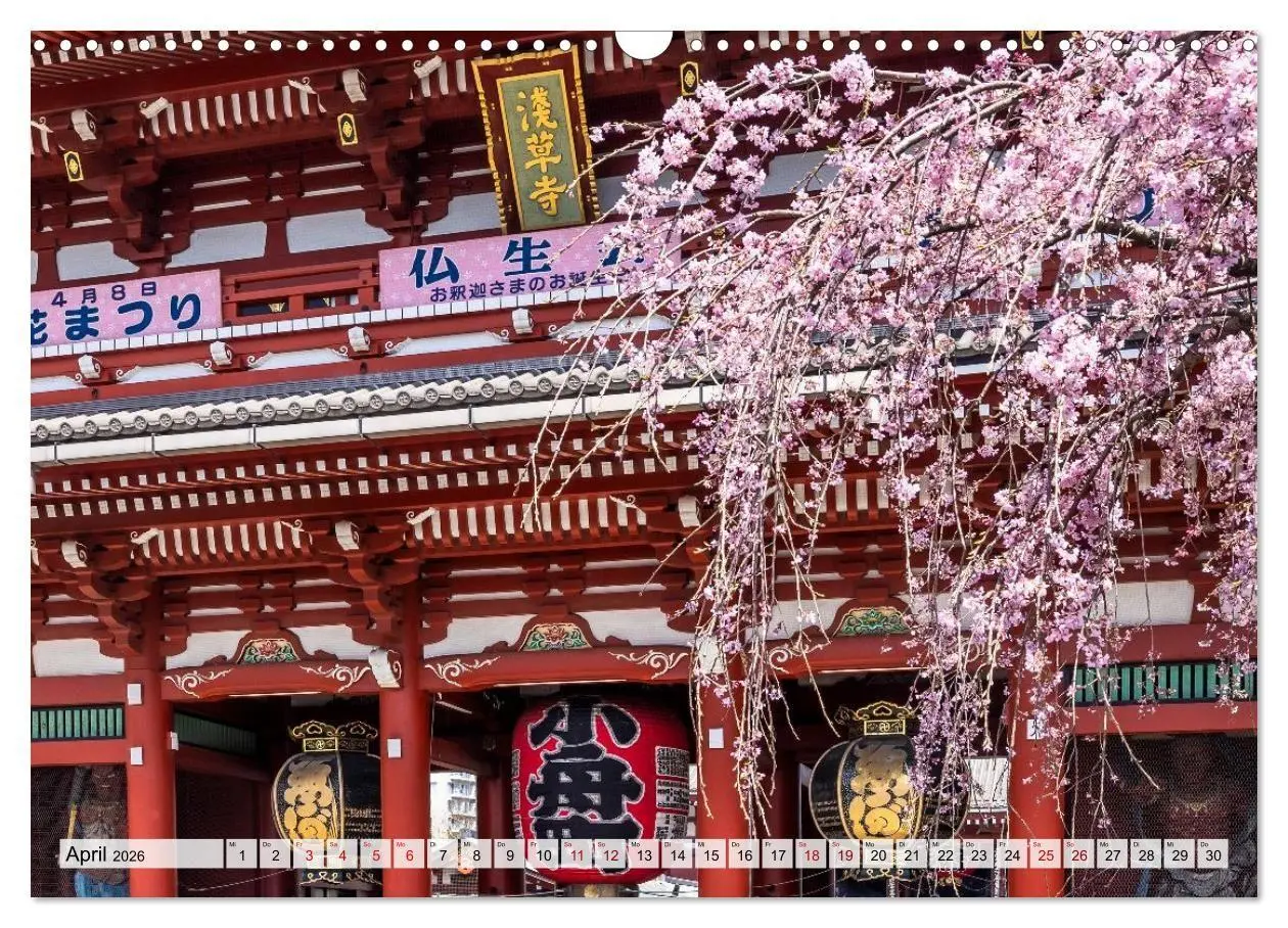 Bild: 9783516663563 | Tokio - Das Herz Japans (Wandkalender 2026 DIN A3 quer), CALVENDO...