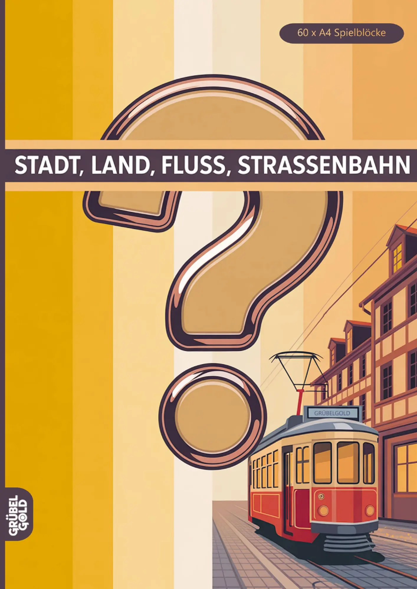 Cover: 9783693193563 | Stadt, Land, Fluss, Straßenbahn | Grübelgold Rätselhefte | Taschenbuch