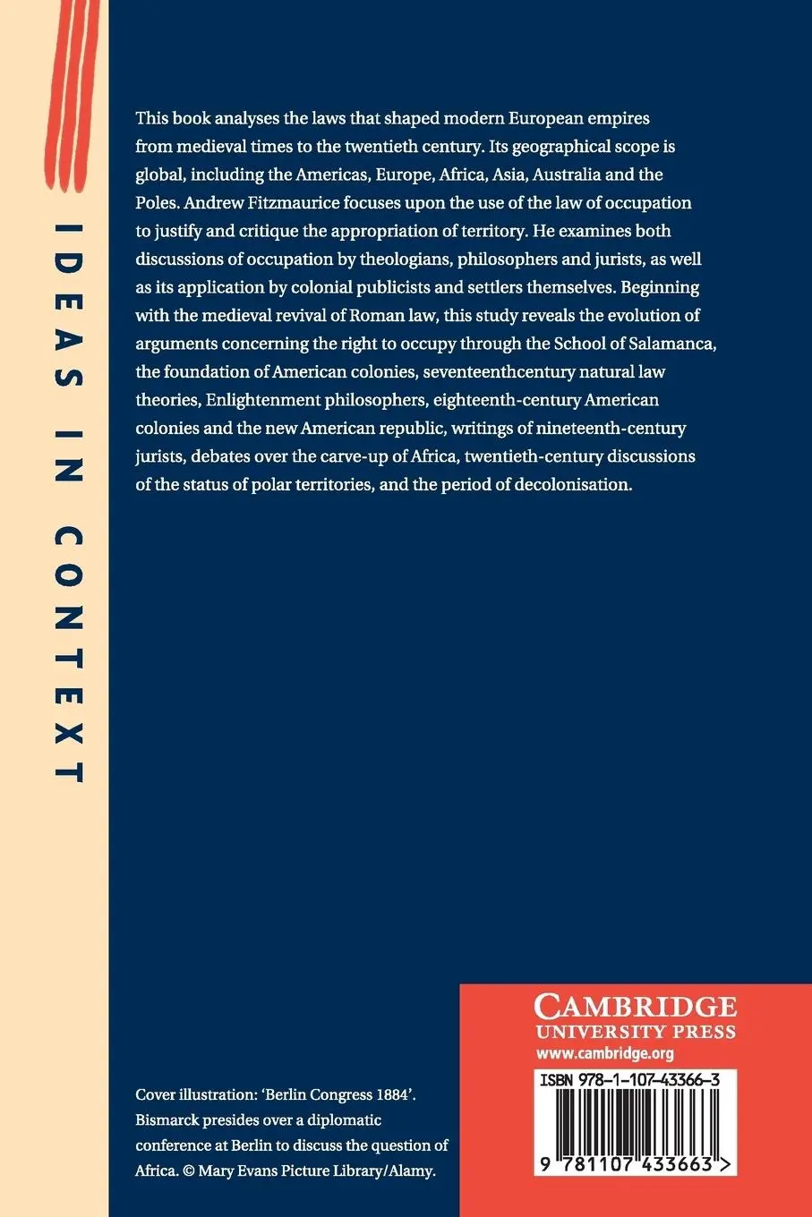 Rückseite: 9781107433663 | Sovereignty, Property and Empire, 1500-2000 | Andrew Fitzmaurice