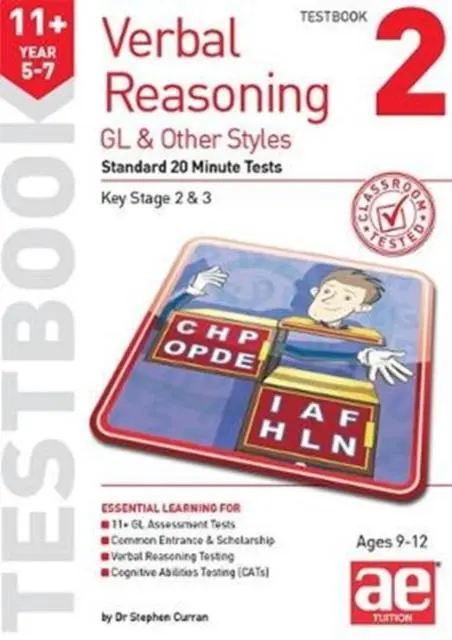 Cover: 9781911553663 | 11+ Verbal Reasoning Year 5-7 GL &amp; Other Styles Testbook 2 | Buch