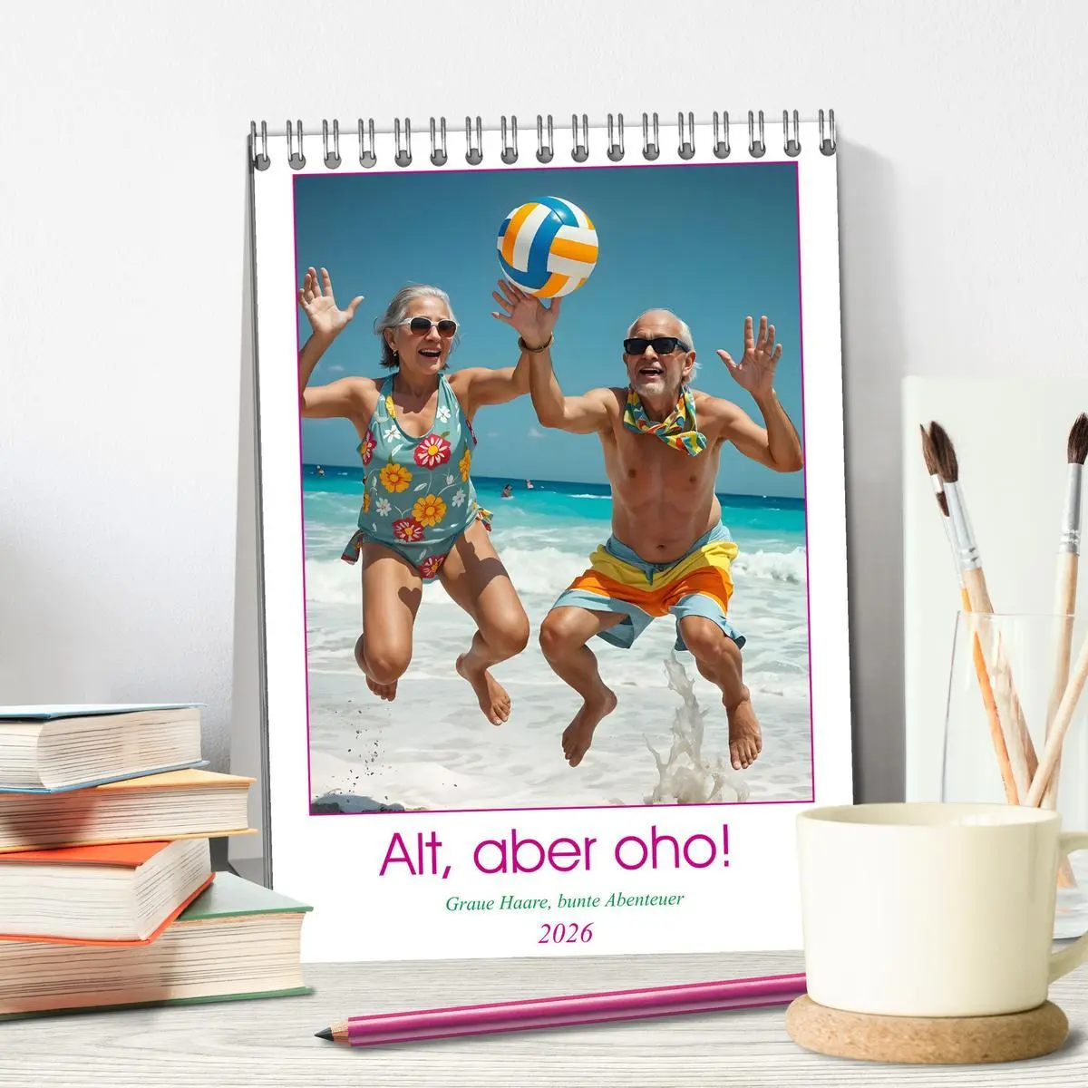 Bild: 9783457253663 | Alt, aber oho - Graue Haare, bunte Abenteuer (Tischkalender 2026...