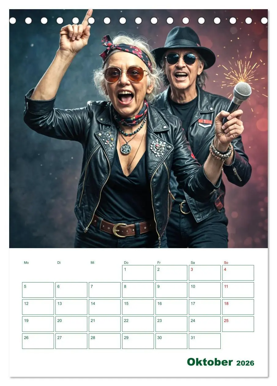 Bild: 9783457253663 | Alt, aber oho - Graue Haare, bunte Abenteuer (Tischkalender 2026...