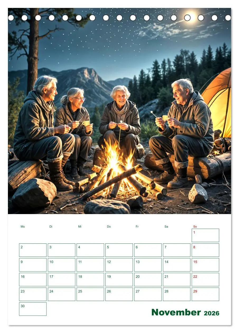 Bild: 9783457253663 | Alt, aber oho - Graue Haare, bunte Abenteuer (Tischkalender 2026...
