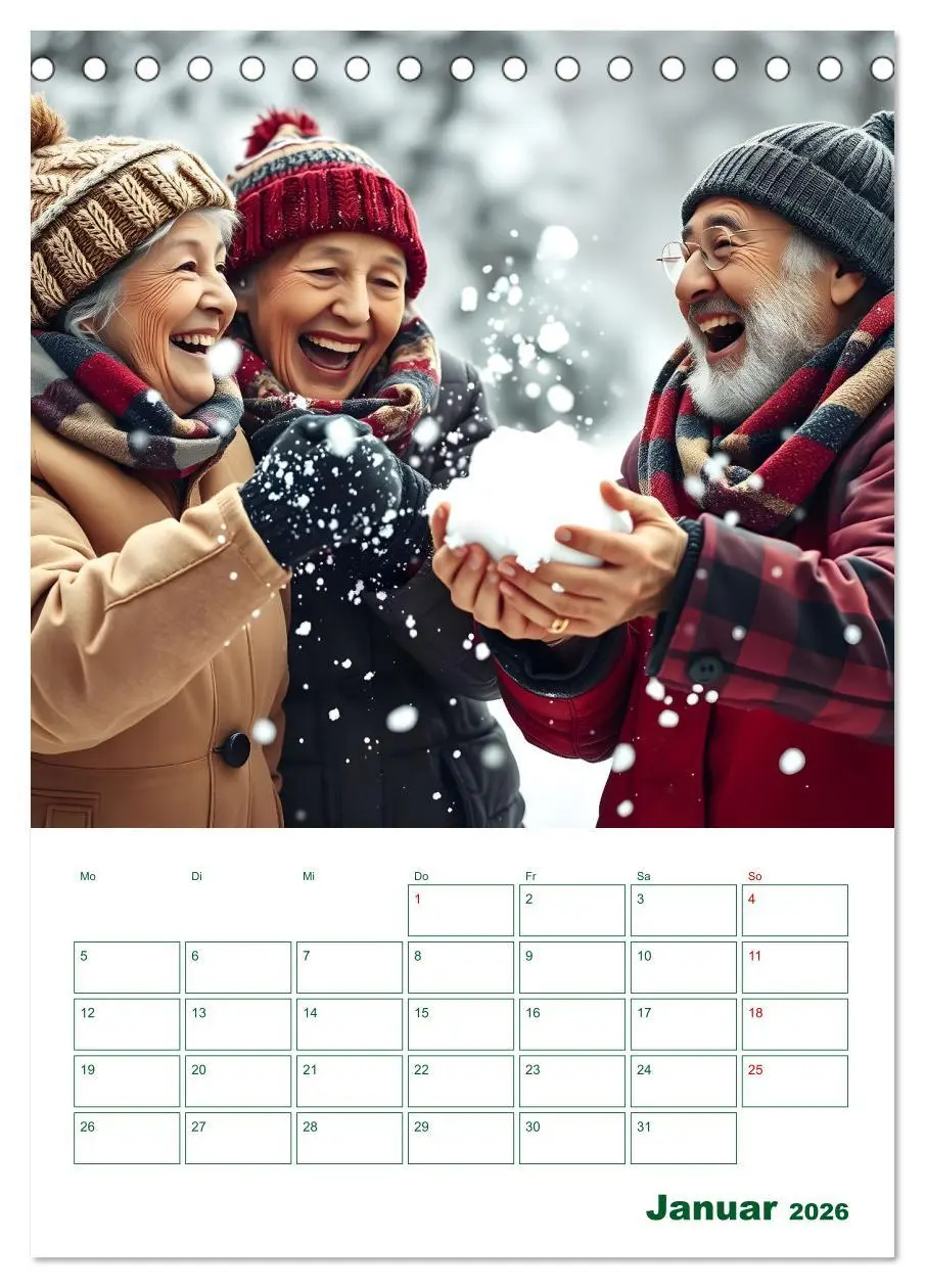 Bild: 9783457253663 | Alt, aber oho - Graue Haare, bunte Abenteuer (Tischkalender 2026...