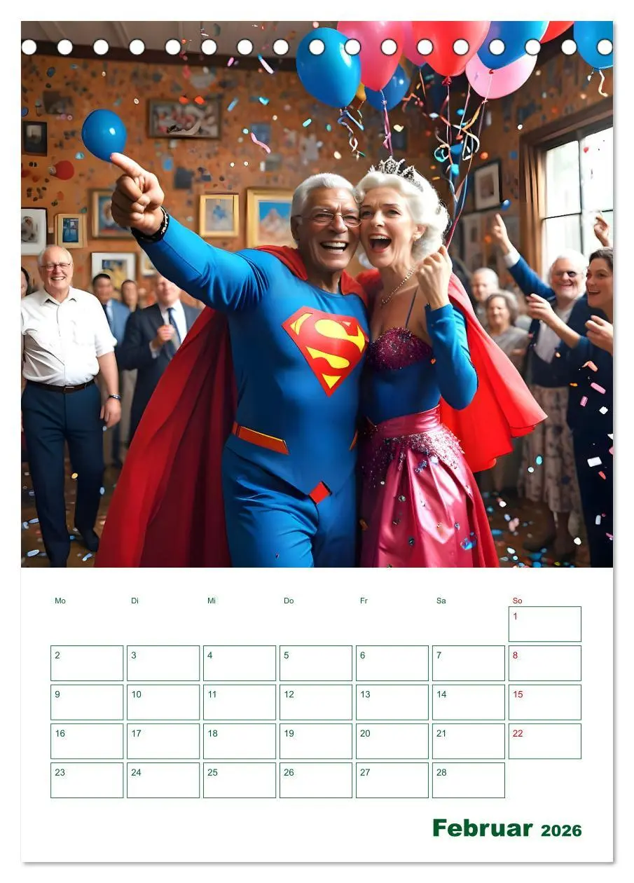 Bild: 9783457253663 | Alt, aber oho - Graue Haare, bunte Abenteuer (Tischkalender 2026...