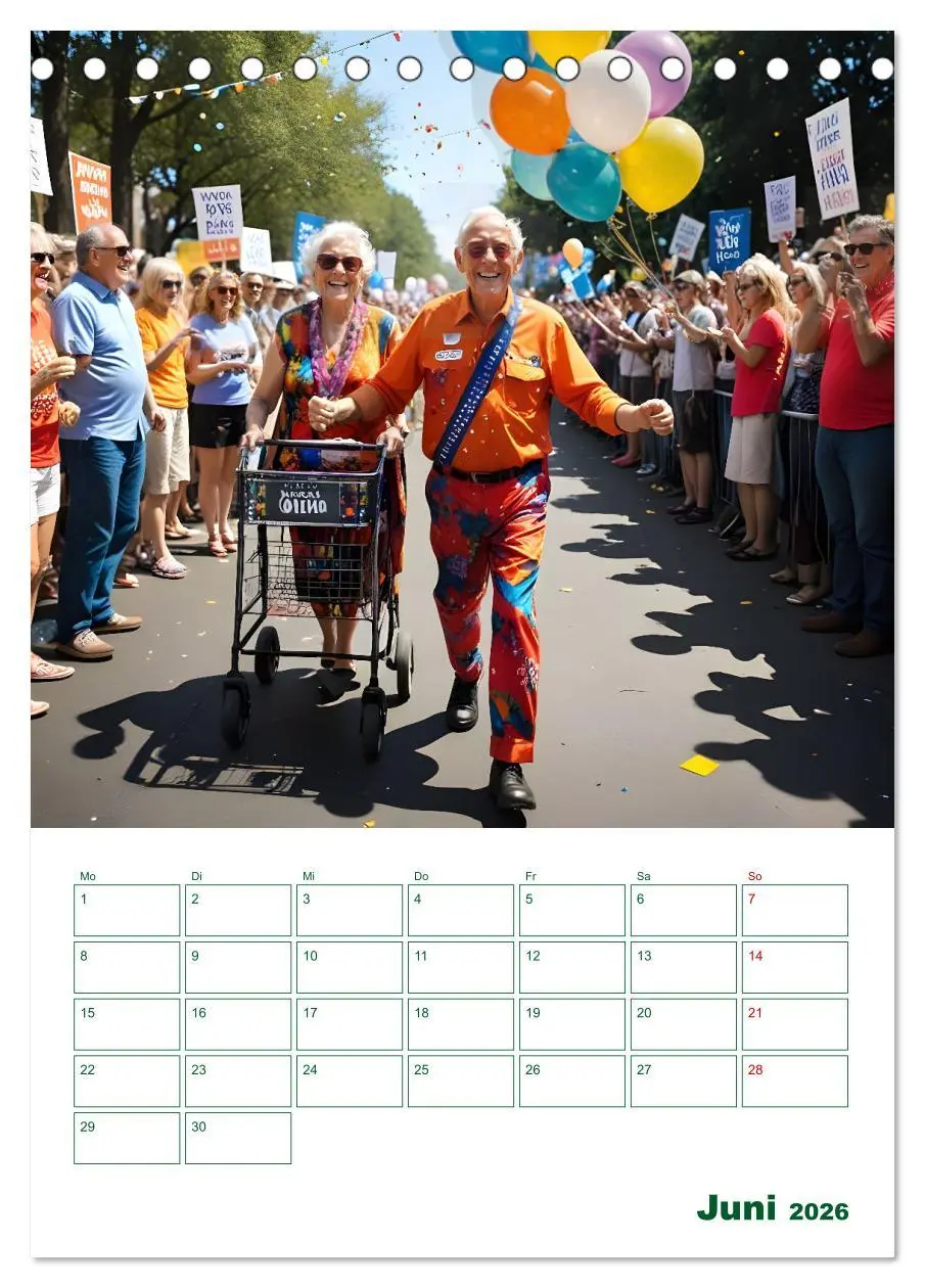 Bild: 9783457253663 | Alt, aber oho - Graue Haare, bunte Abenteuer (Tischkalender 2026...