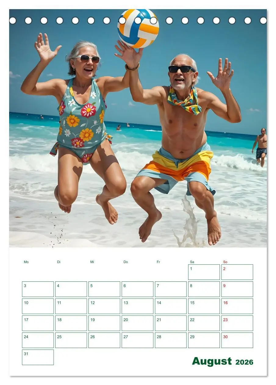 Bild: 9783457253663 | Alt, aber oho - Graue Haare, bunte Abenteuer (Tischkalender 2026...
