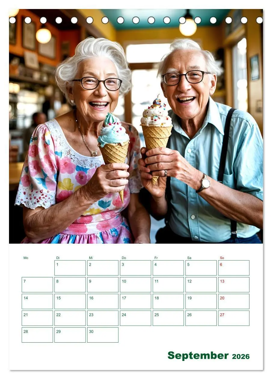 Bild: 9783457253663 | Alt, aber oho - Graue Haare, bunte Abenteuer (Tischkalender 2026...