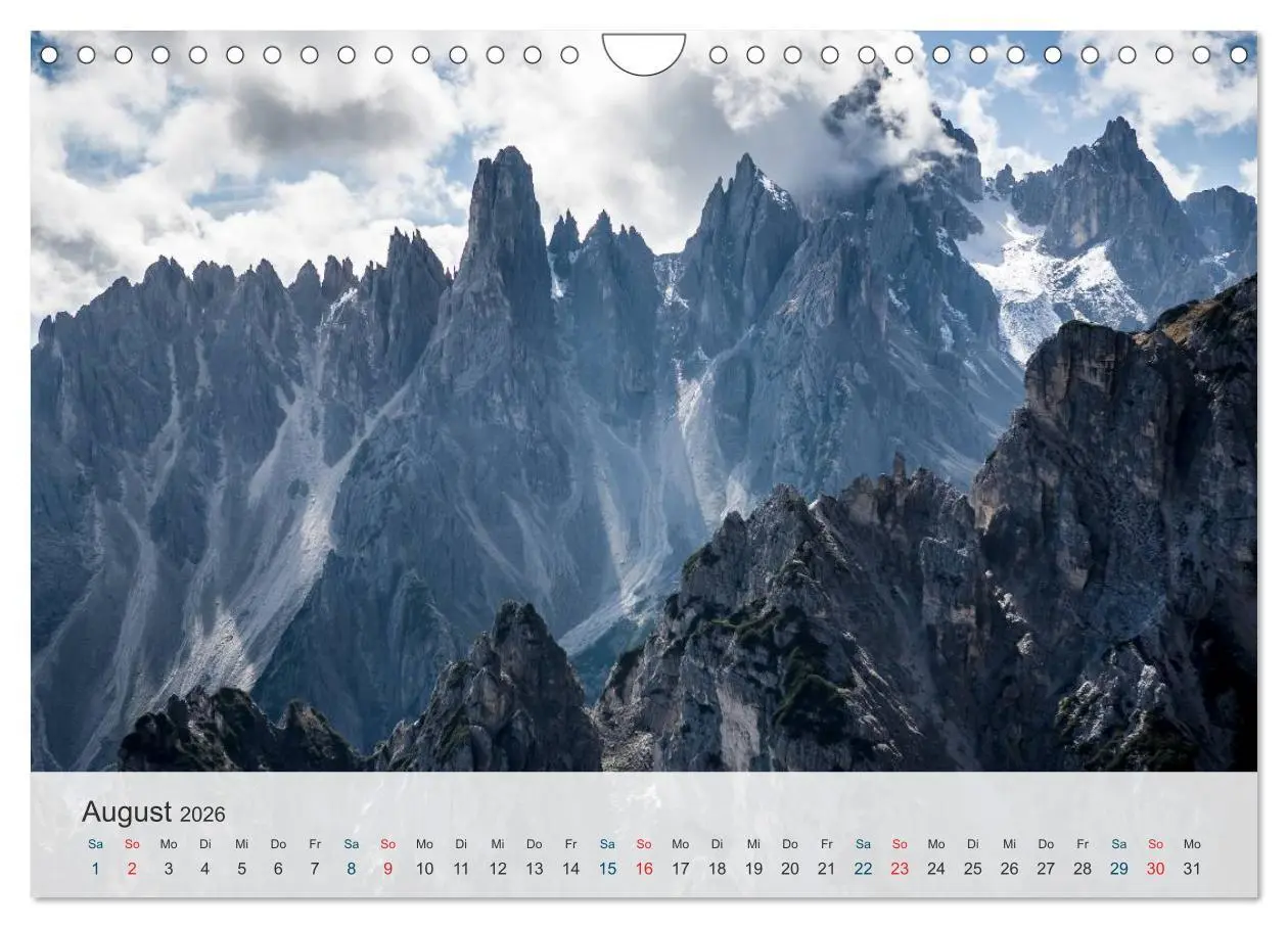 Bild: 9783516033663 | Dolomiten - Rundreise um Drei Zinnen (Wandkalender 2026 DIN A4...