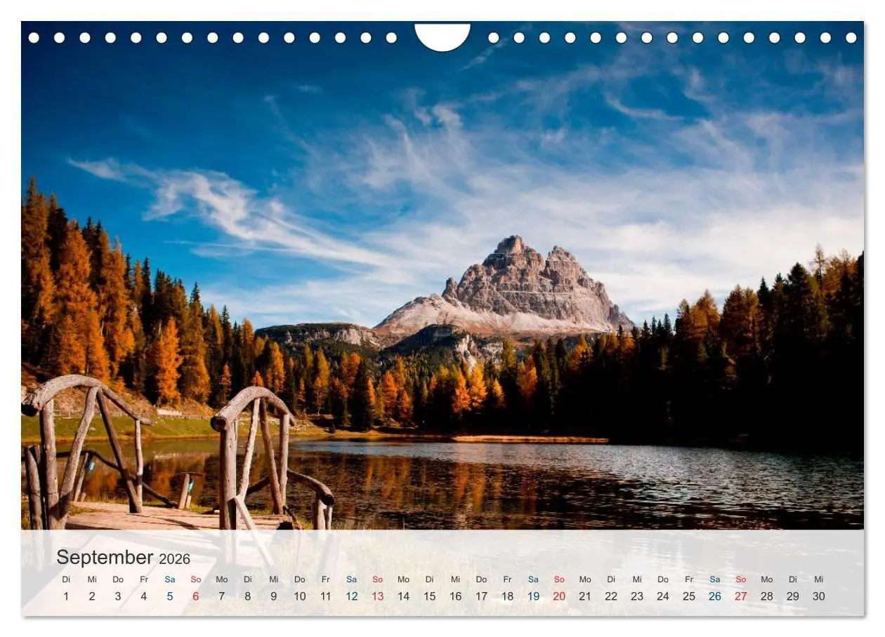 Bild: 9783516033663 | Dolomiten - Rundreise um Drei Zinnen (Wandkalender 2026 DIN A4...