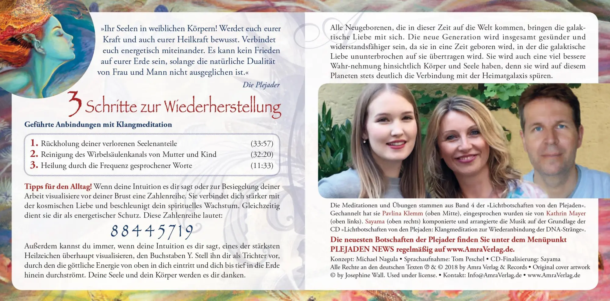 Bild: 9783954473663 | Lichtbotschaften von den Plejaden [Übungs-CD 5] | Pavlina Klemm | CD