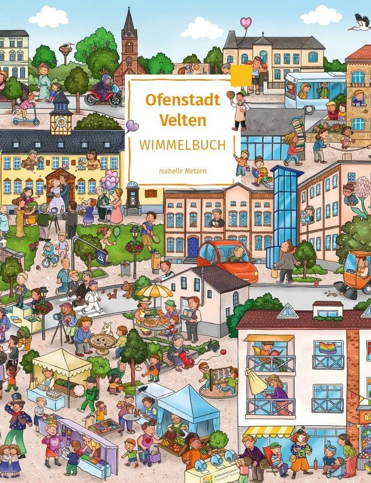 Cover: 9783985853663 | Ofenstadt Velten Wimmelbuch | Isabelle Metzen | Buch | 12 S. | Deutsch