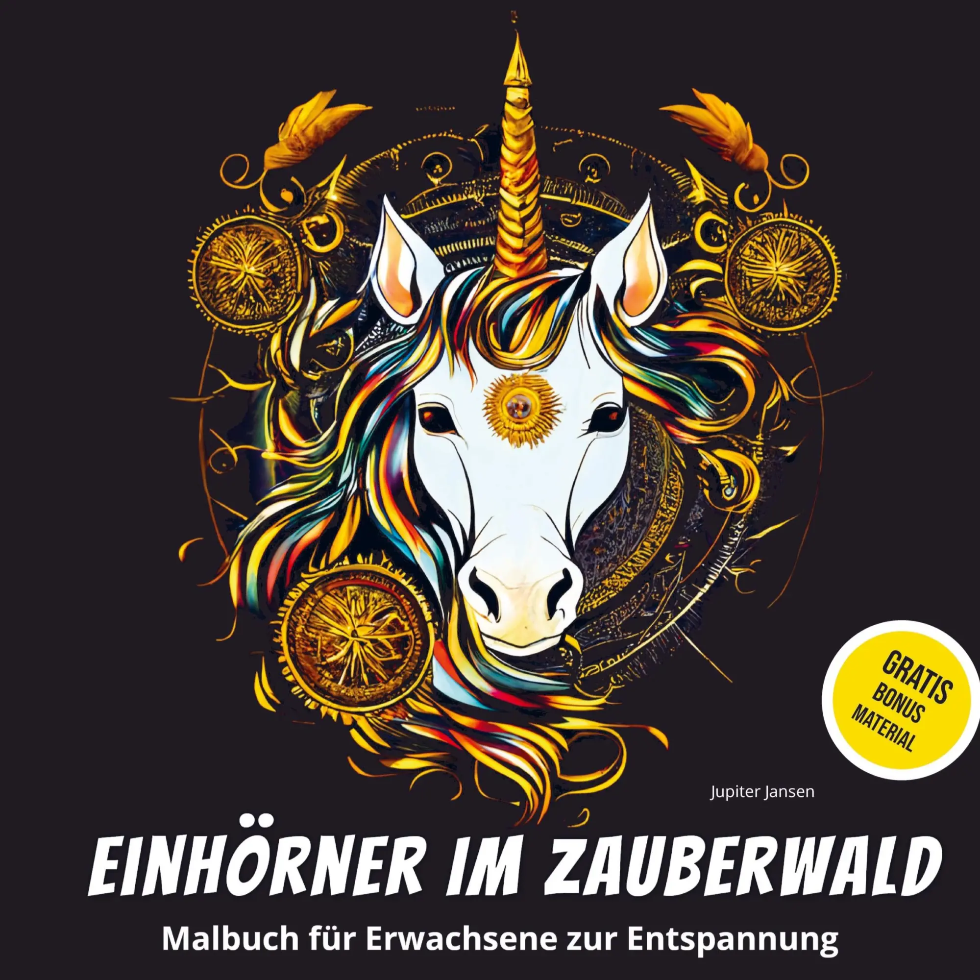 Cover: 9789403713663 | Einhörner im Zauberwald: Malbuch für Erwachsene zur Entspannung | Buch