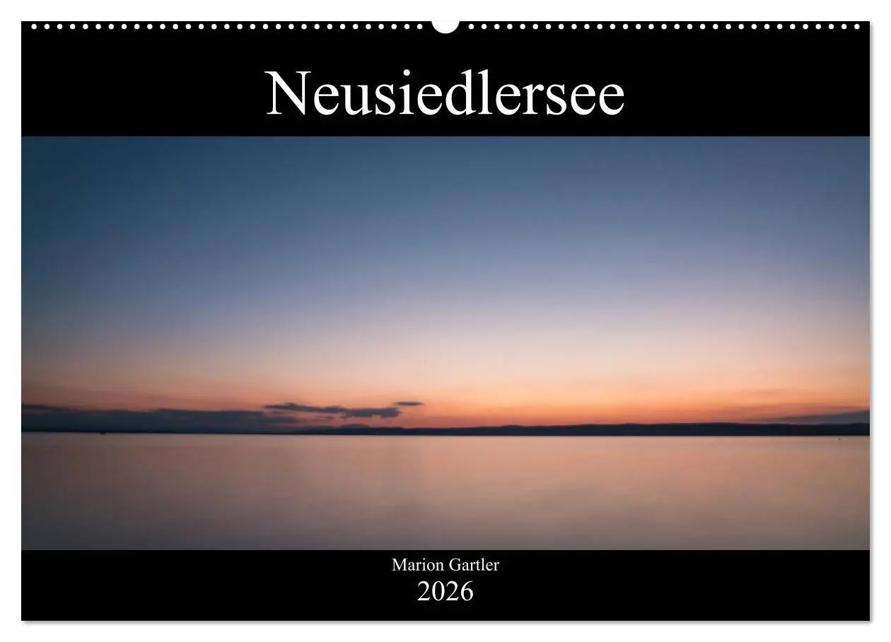 Cover: 9783457933763 | Der idyllische Neusiedlersee (Wandkalender 2026 DIN A2 quer),...