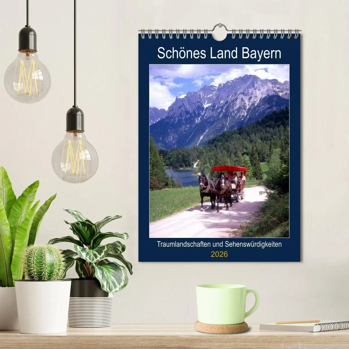 Bild: 9783516403763 | Schönes Land Bayern (Wandkalender 2026 DIN A4 hoch), CALVENDO...