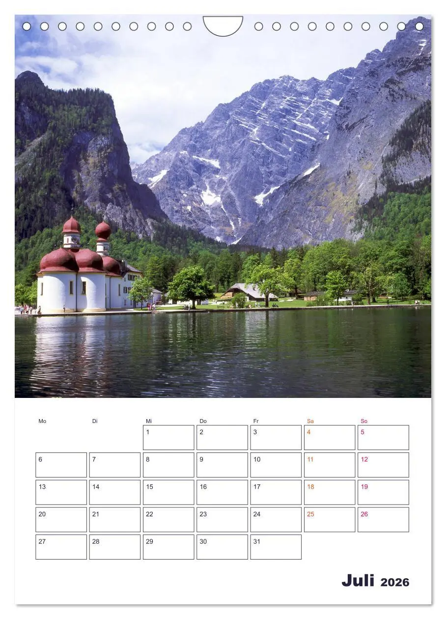 Bild: 9783516403763 | Schönes Land Bayern (Wandkalender 2026 DIN A4 hoch), CALVENDO...