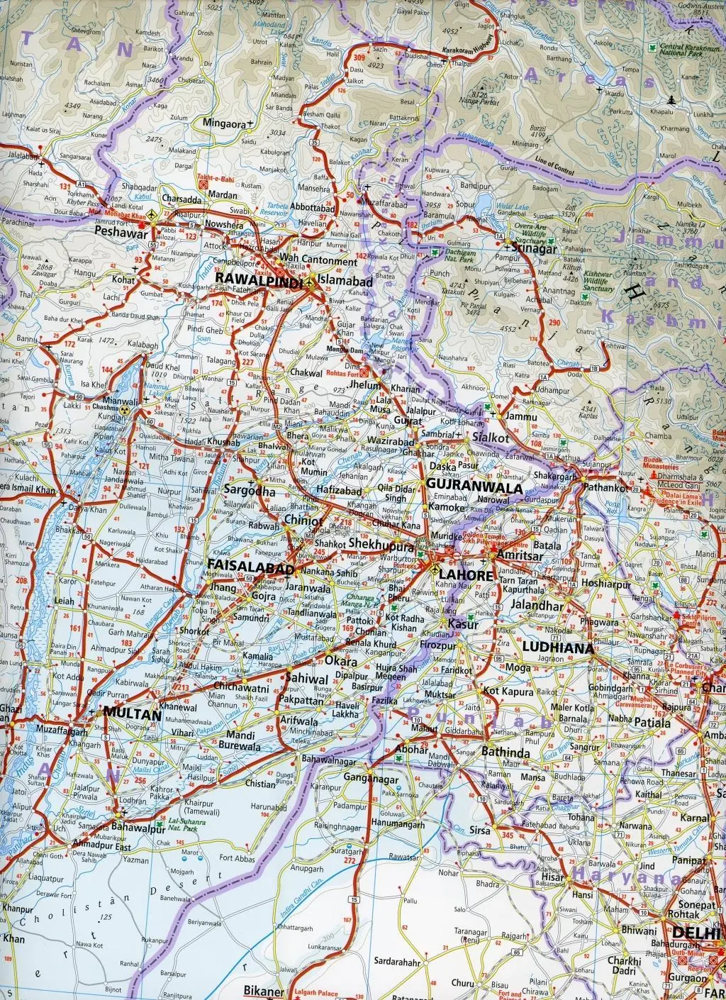 Bild: 9783831773763 | Reise Know-How Landkarte Indien (1:2.900.000) mit Nepal und Sri Lanka