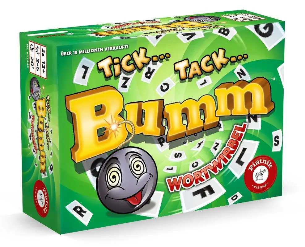 Cover: 9001890673863 | Tick Tack Bumm Wortwirbel | Spiel | 6738 | Deutsch | 2025