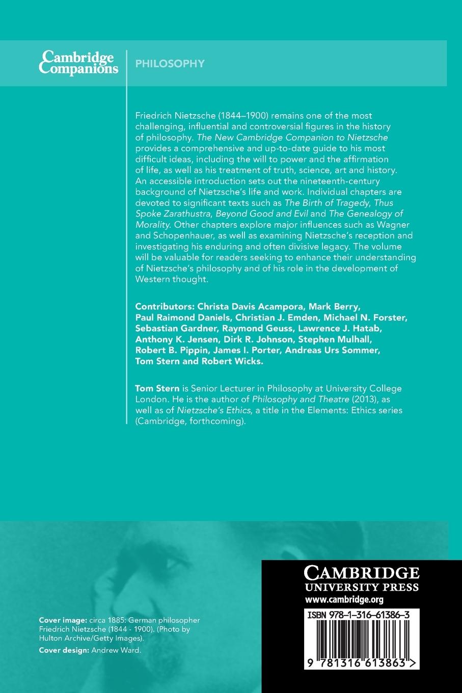 Rückseite: 9781316613863 | The New Cambridge Companion to Nietzsche | Tom Stern | Taschenbuch