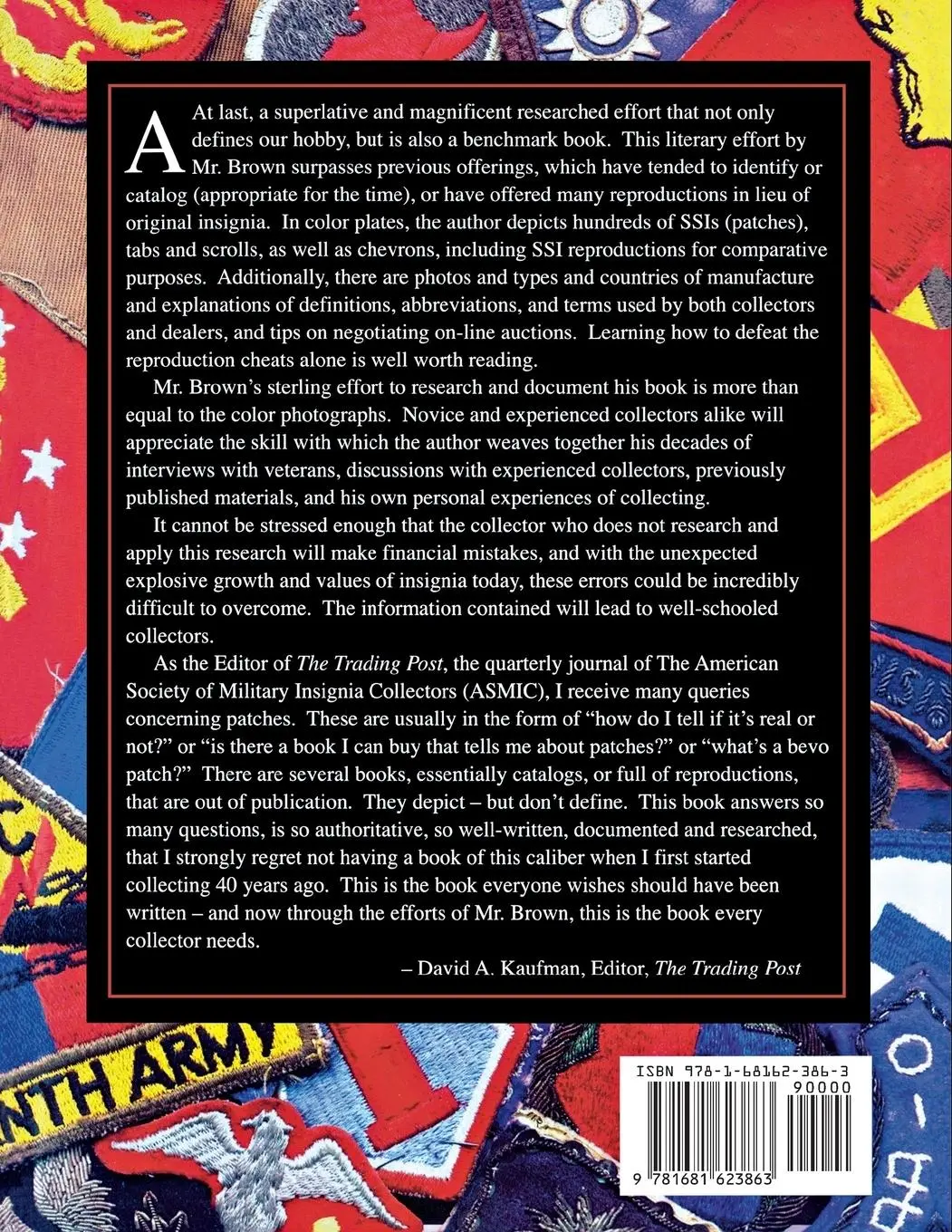 Rückseite: 9781681623863 | U.S. Military Patches of World War II | Christopher P. Brown | Buch