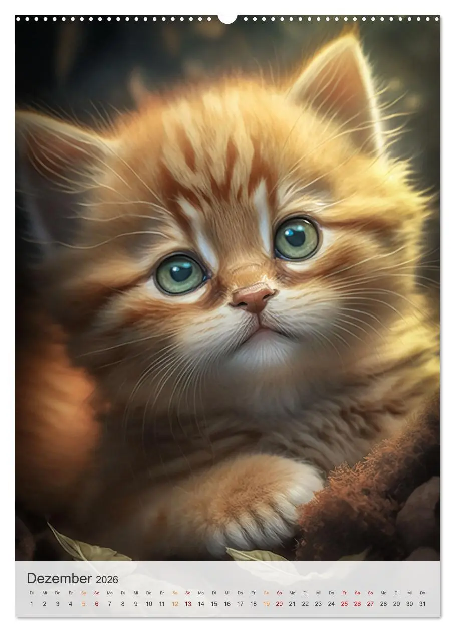 Bild: 9783516323863 | Süße Katzenkinder (hochwertiger Premium Wandkalender 2026 DIN A2...
