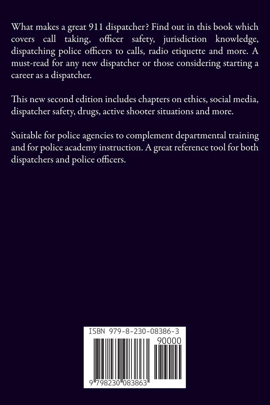 Rückseite: 9798230083863 | In-Depth Police Dispatching | L. Tamsray | Taschenbuch | Englisch