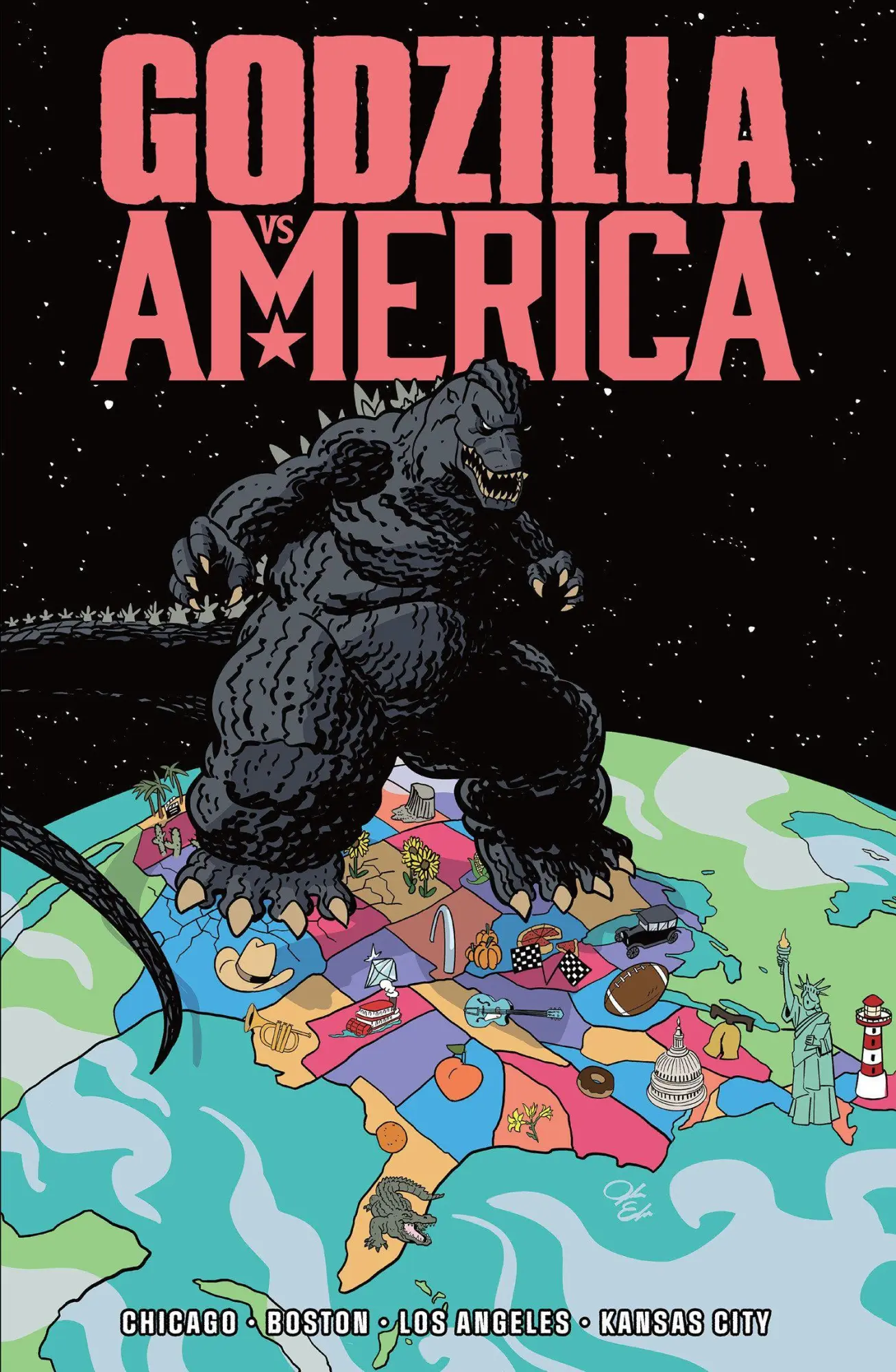 Cover: 9798887243863 | Godzilla Vs. America | Caroline Cash (u. a.) | Taschenbuch | Englisch