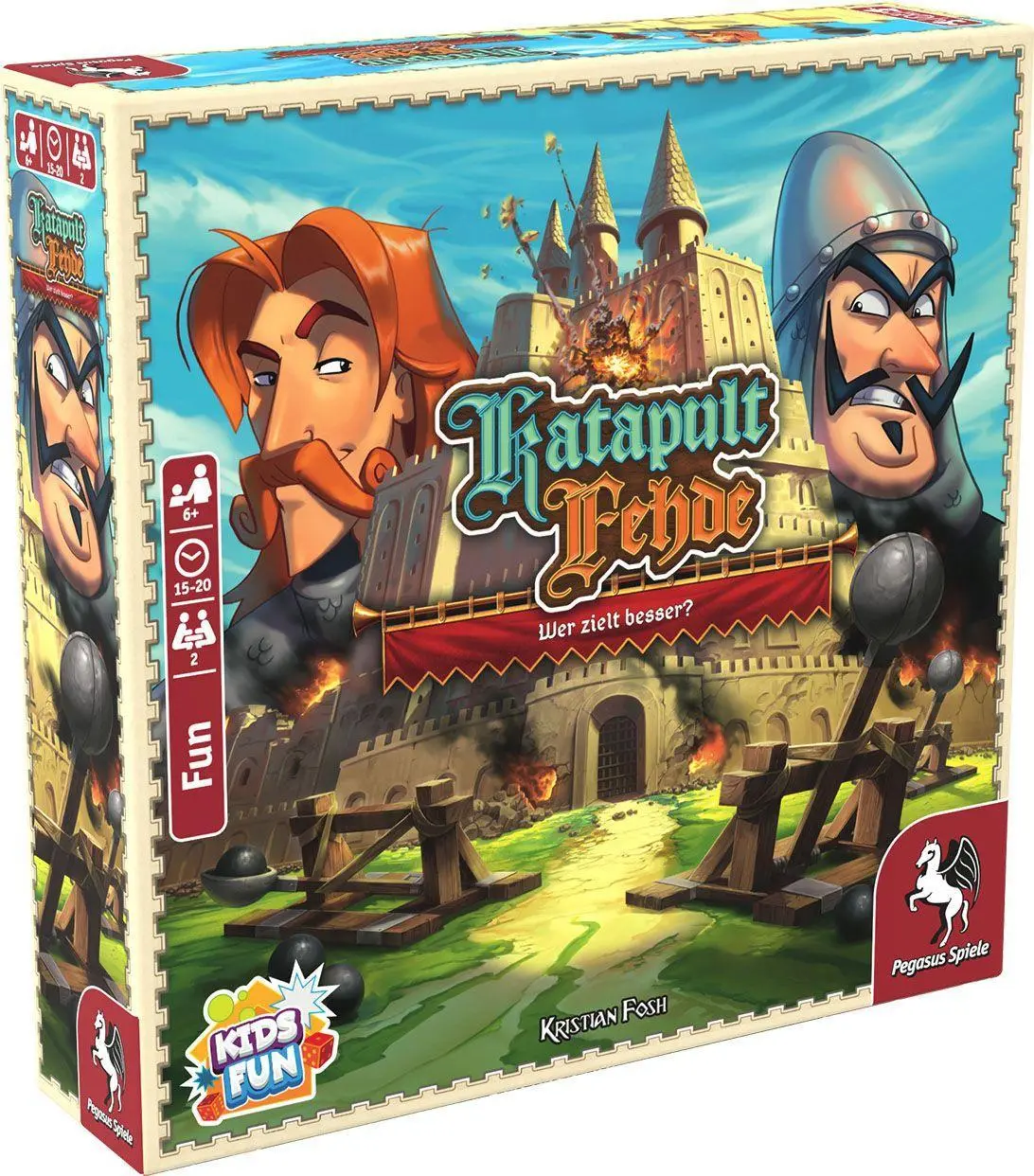 Cover: 4250231733963 | Katapult Fehde | Kristian Fosh | Spiel | Brettspiel | 65505G | Deutsch