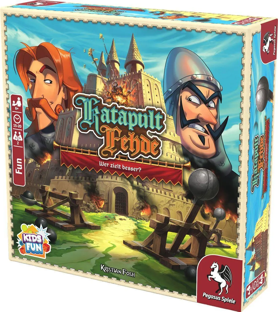 Bild: 4250231733963 | Katapult Fehde | Kristian Fosh | Spiel | Brettspiel | 65505G | Deutsch
