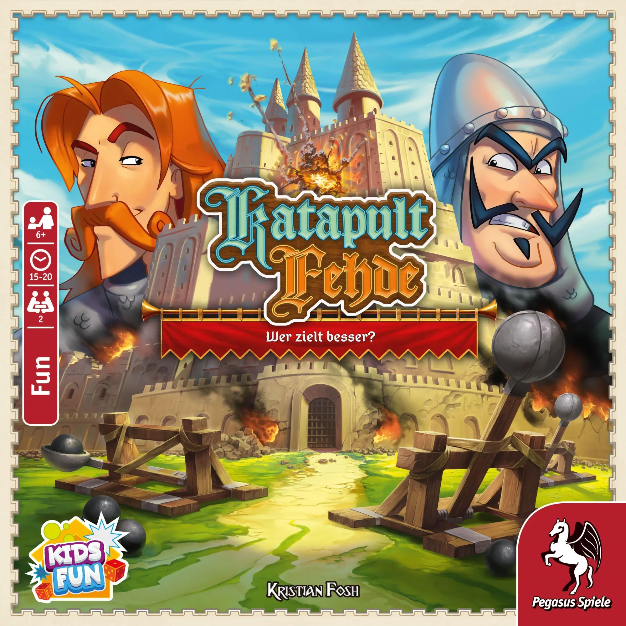 Bild: 4250231733963 | Katapult Fehde | Kristian Fosh | Spiel | Brettspiel | 65505G | Deutsch
