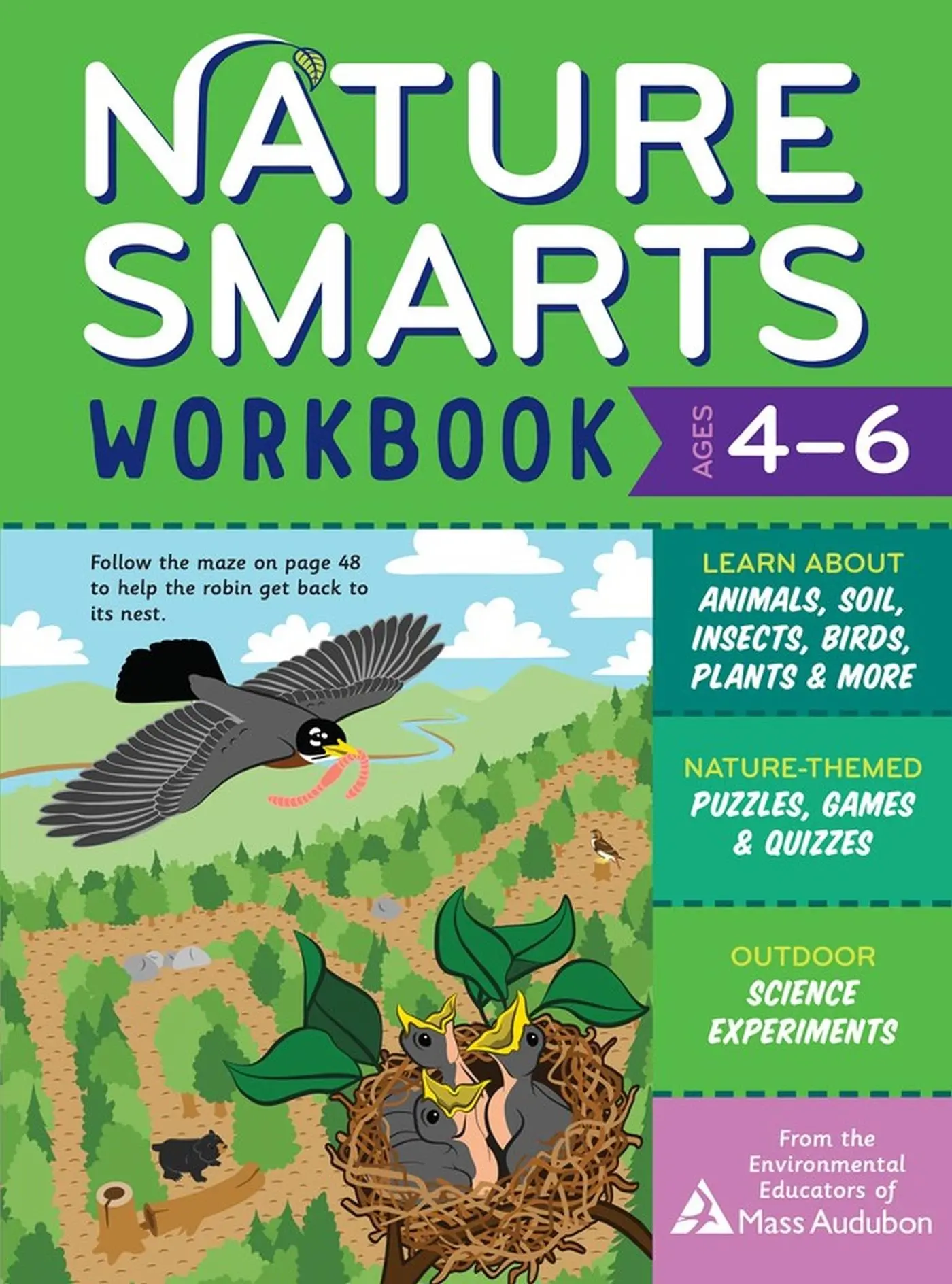 Cover: 9781635863963 | Nature Smarts Workbook, Ages 4-6 | Audubon | Taschenbuch | Englisch