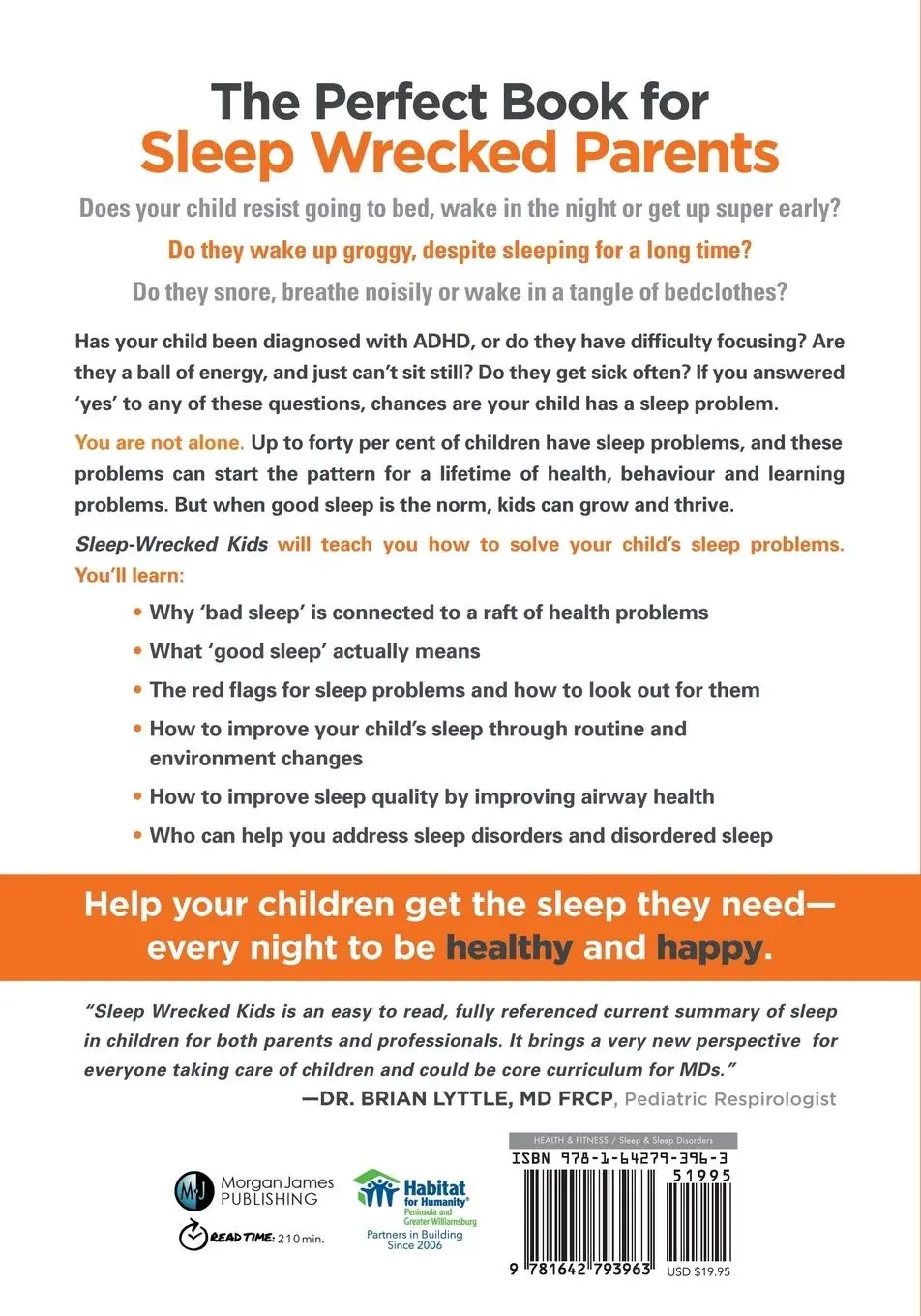 Rückseite: 9781642793963 | Sleep Wrecked Kids | Sharon Moore | Taschenbuch | Englisch | 2019