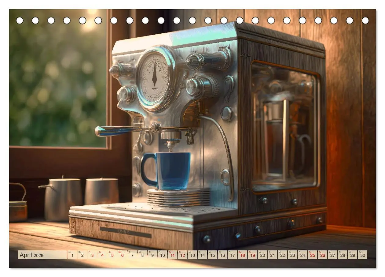 Bild: 9783457533963 | Kaffee Pause (Tischkalender 2026 DIN A5 quer), CALVENDO Monatskalender