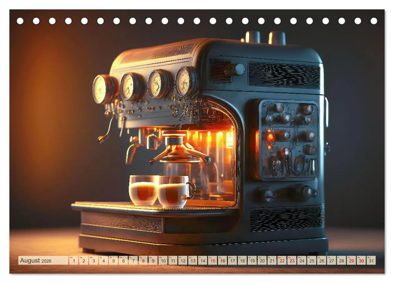 Bild: 9783457533963 | Kaffee Pause (Tischkalender 2026 DIN A5 quer), CALVENDO Monatskalender