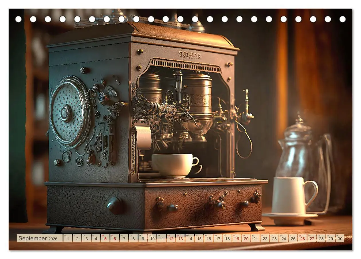 Bild: 9783457533963 | Kaffee Pause (Tischkalender 2026 DIN A5 quer), CALVENDO Monatskalender