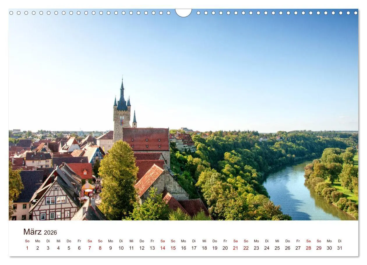 Bild: 9783457773963 | Bad Wimpfen. (Wandkalender 2026 DIN A3 quer), CALVENDO Monatskalender