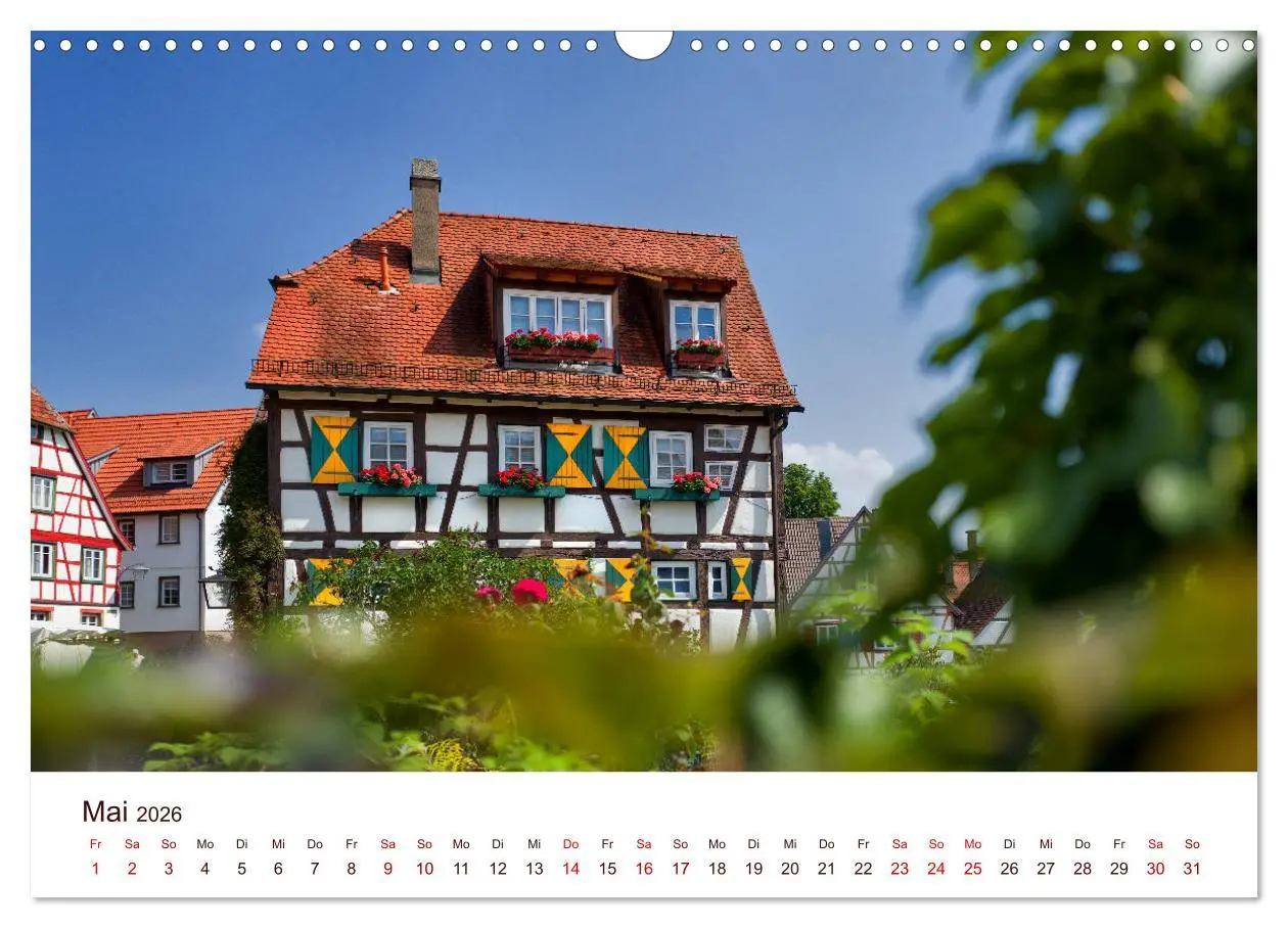 Bild: 9783457773963 | Bad Wimpfen. (Wandkalender 2026 DIN A3 quer), CALVENDO Monatskalender
