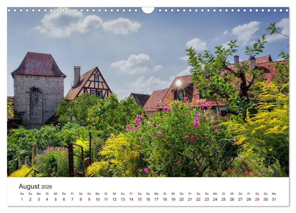 Bild: 9783457773963 | Bad Wimpfen. (Wandkalender 2026 DIN A3 quer), CALVENDO Monatskalender
