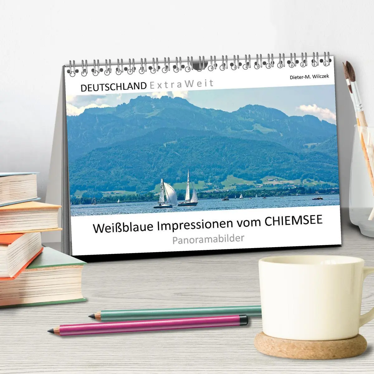 Bild: 9783457843963 | Weißblaue Impressionen vom Chiemsee (Tischkalender 2026 DIN A5...