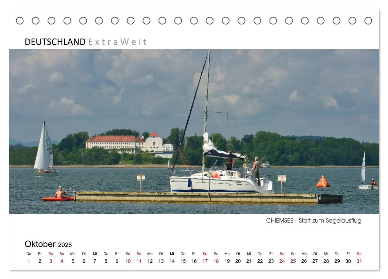 Bild: 9783457843963 | Weißblaue Impressionen vom Chiemsee (Tischkalender 2026 DIN A5...