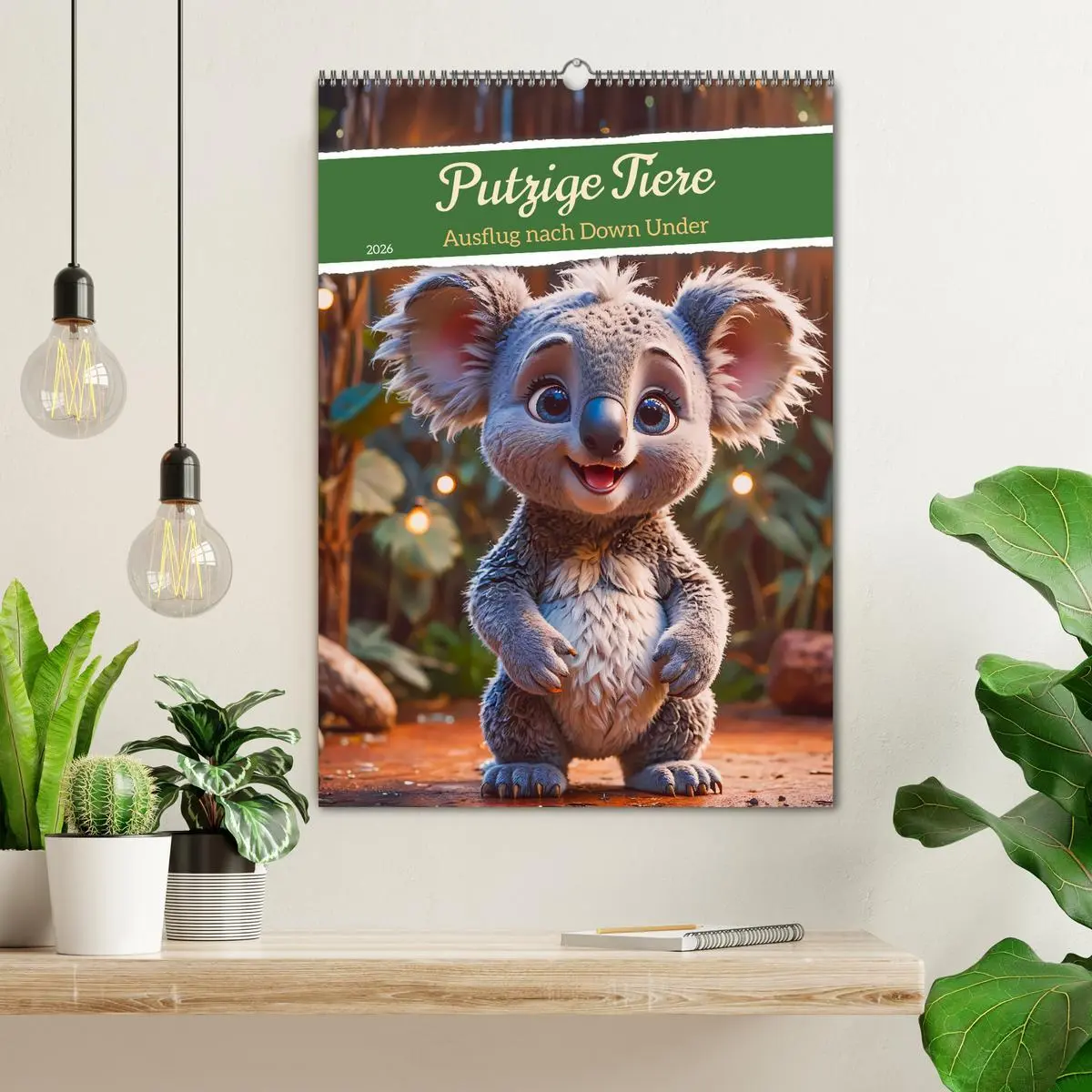 Bild: 9783516243963 | Putzige Tiere - Ausflug nach Down Under (Wandkalender 2026 DIN A2...